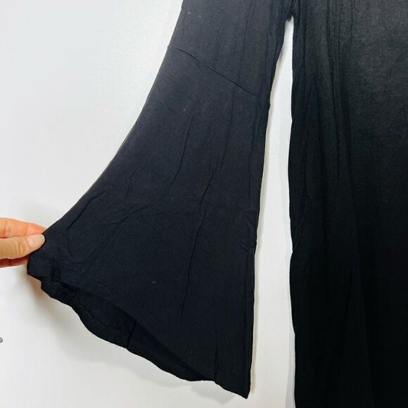 Acting Pro Black Bell Sleeve Mini Dress - Picture 3 of 6